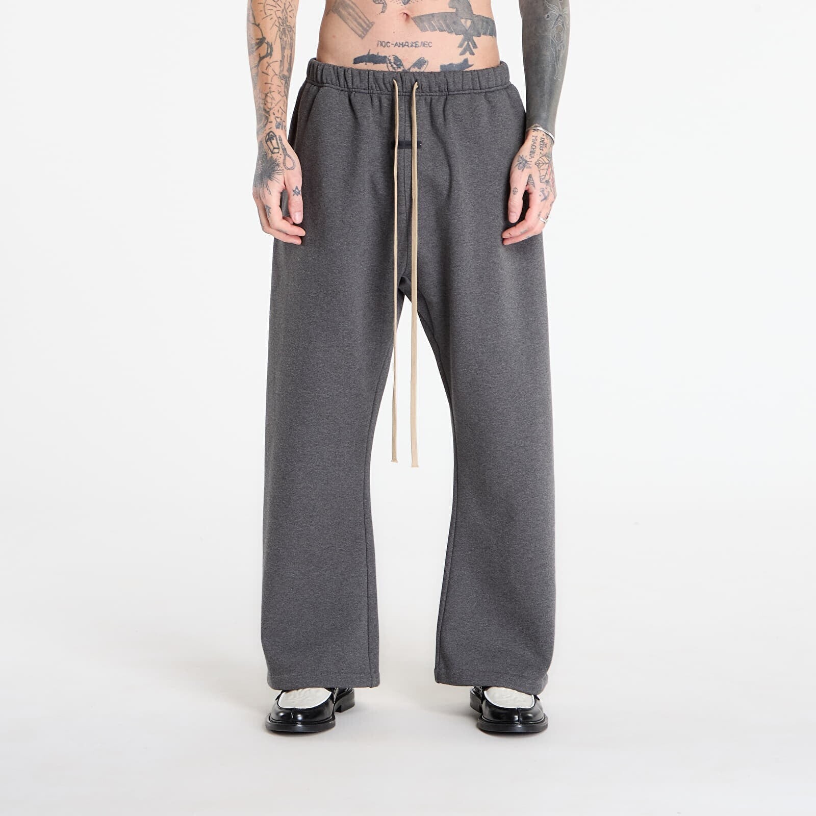 Tepláky Fear of God Essentials Flare Sweatpant Charcoal Heather XXL