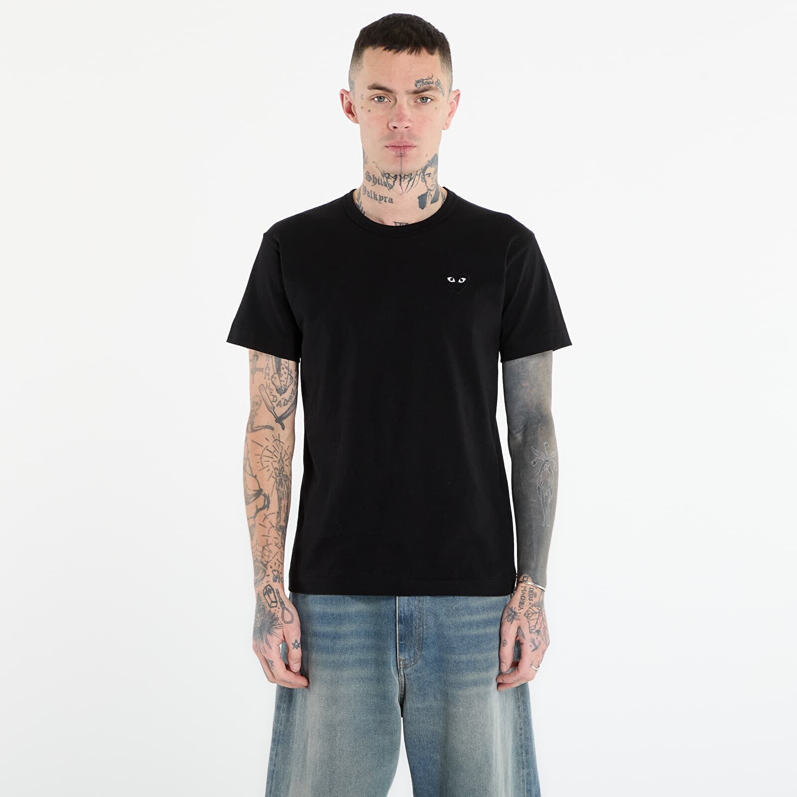 Tričko Comme des Garçons PLAY T-Shirt Black Knit UNISEX Black M