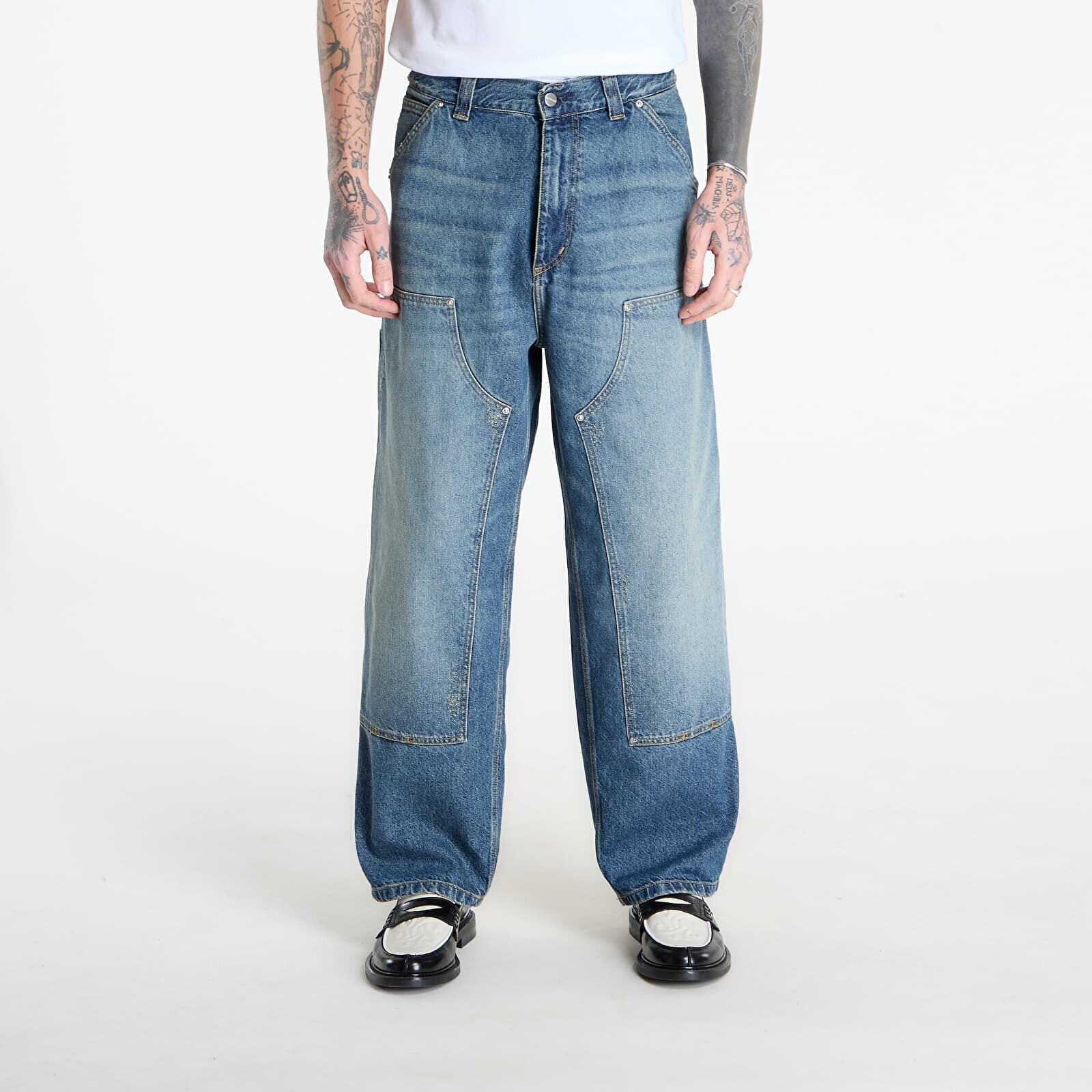 Džínsy Carhartt WIP OG Double Knee Pant Blue L
