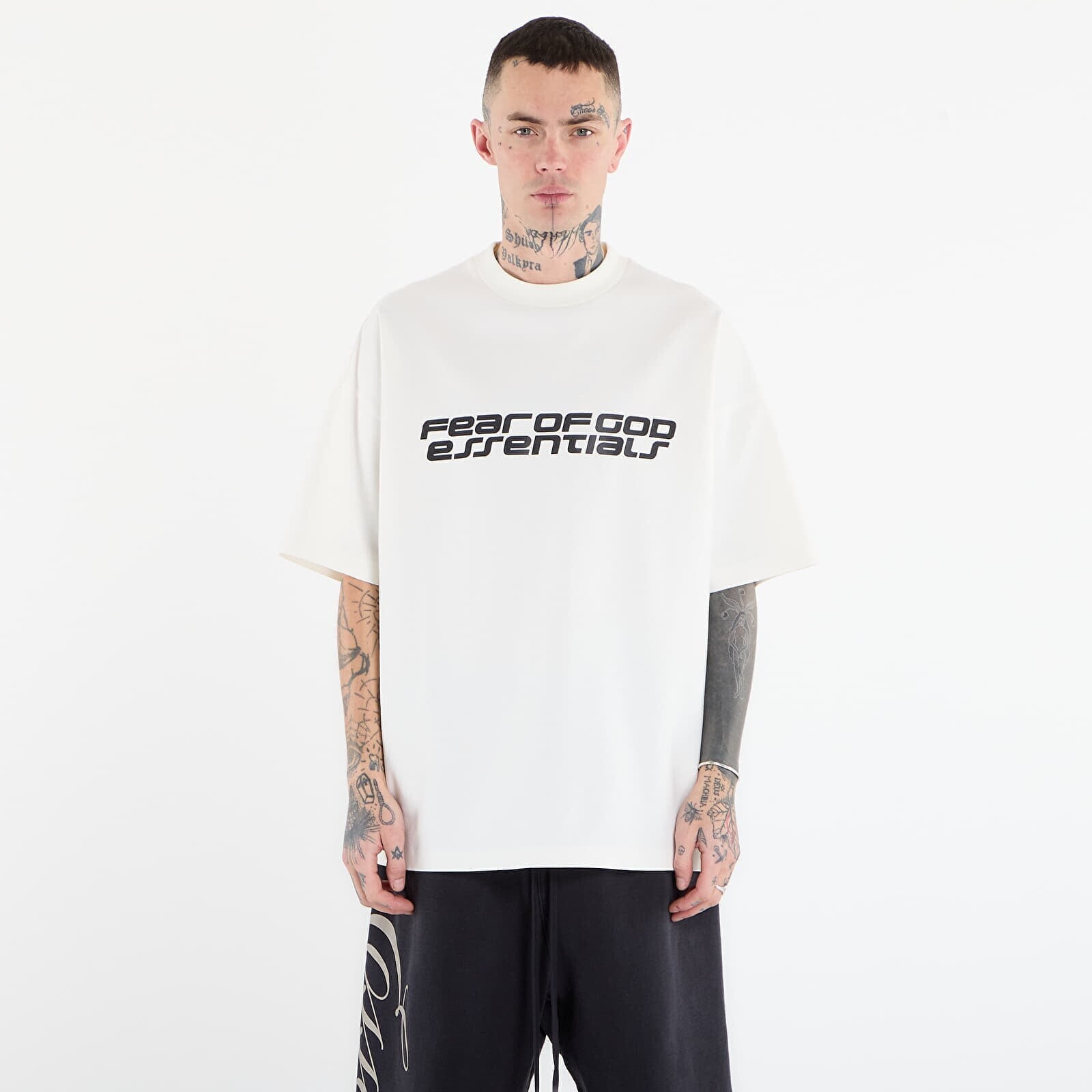 Tričko Fear of God Essentials 90'S Short Sleeve Tee Ivory XXL