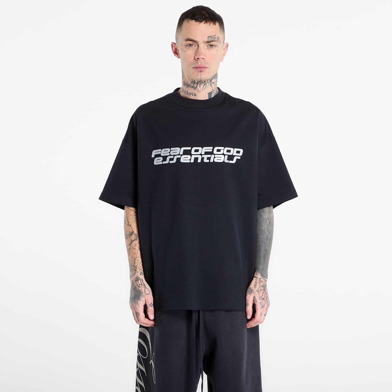 Tričko Fear of God Essentials 90'S Short Sleeve Tee Vintage Black XL