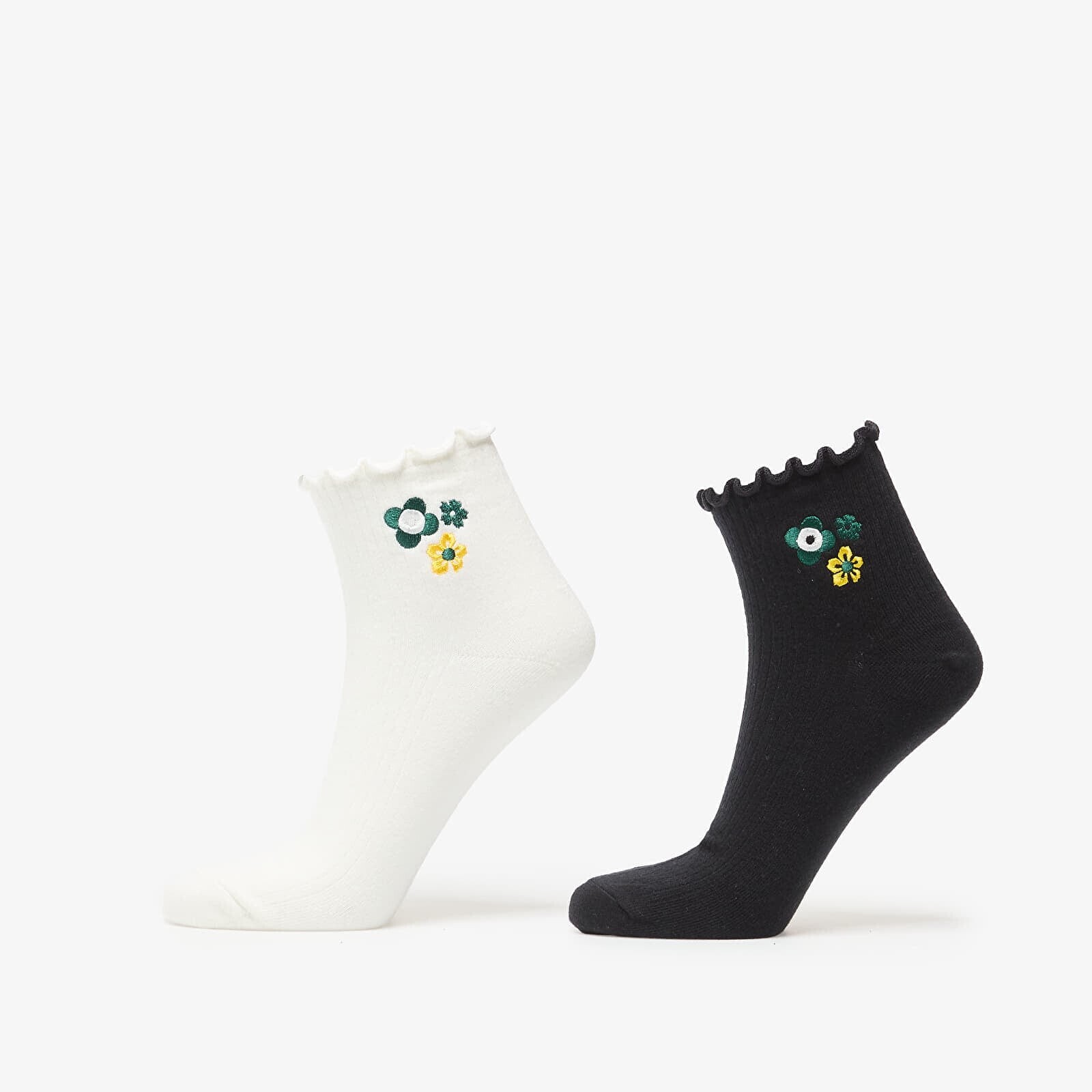 Ponožky adidas Liberty 1/4S 2P Off White/ Black M