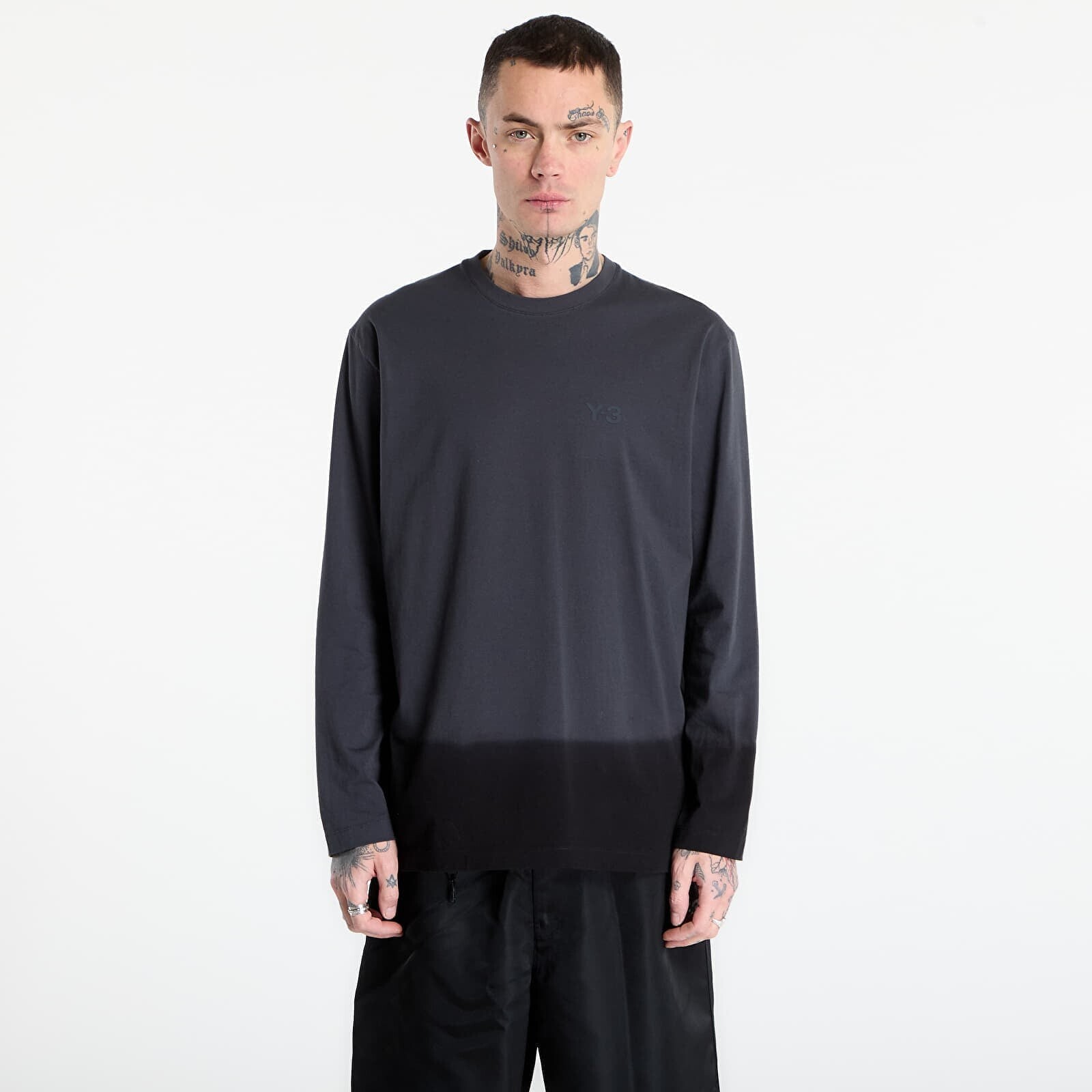 Tričko Y-3 Dipped Long Sleeve Long-Sleeve Top Night Grey L