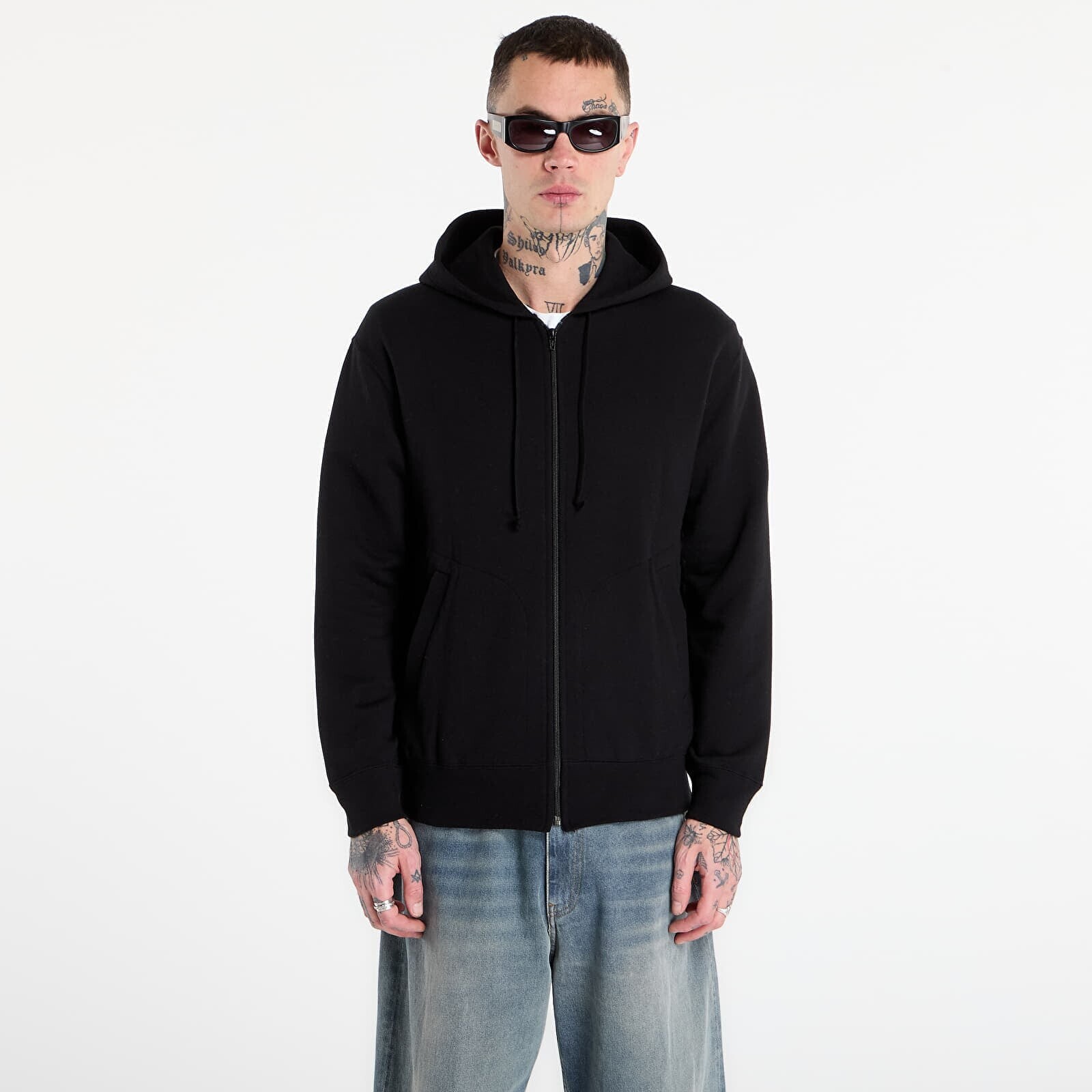 Mikina Comme des Garçons PLAY Sweatshirt Black Emblem Knit UNISEX Black XL