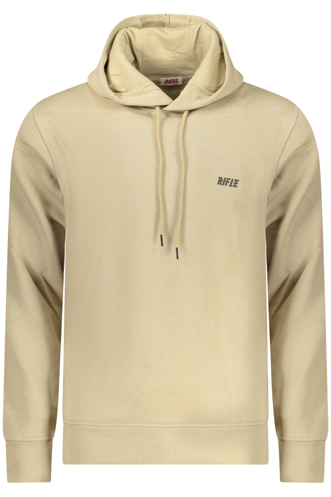Pánska béžová mikina s kapucňou RIFLE