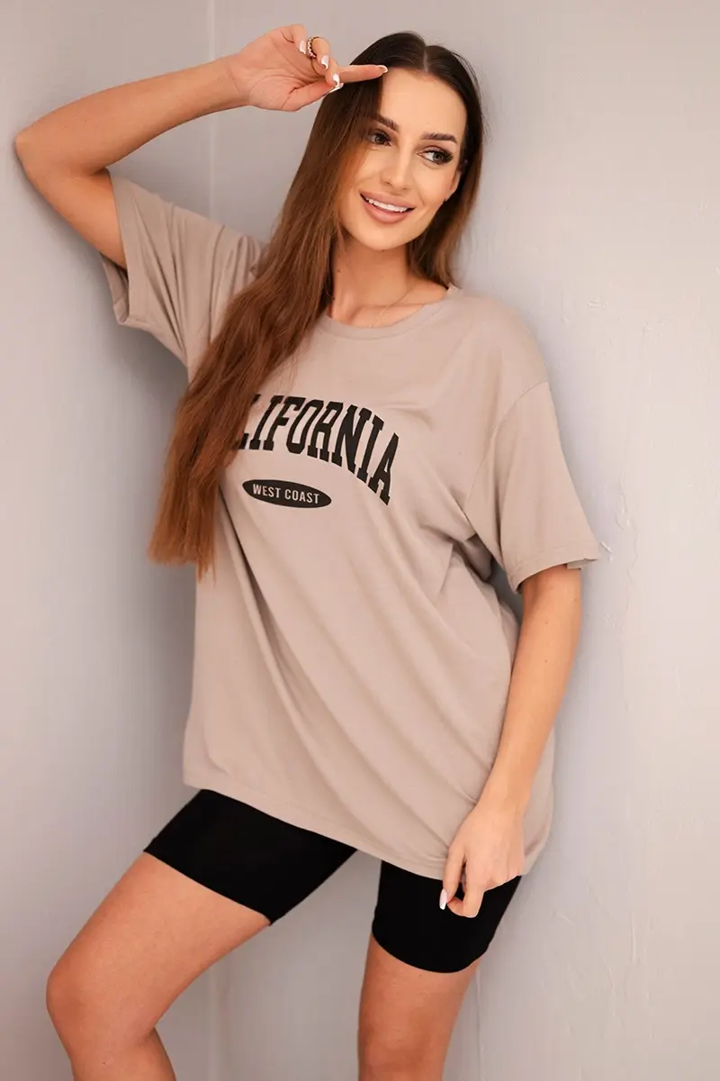 Dámsky bavlnený set s blúzkou a legínami