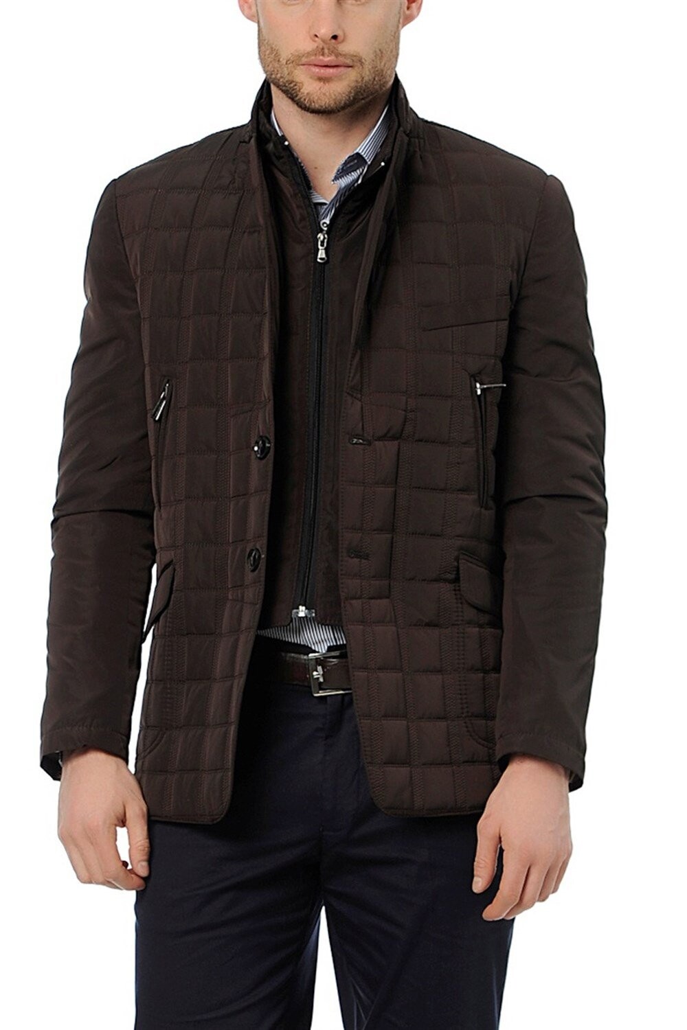 K7130 DEWBERRY COAT-BROWN