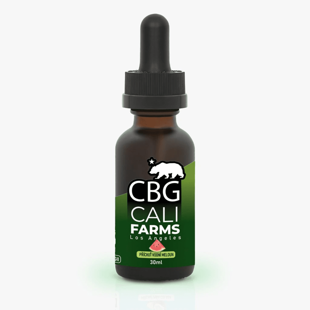 CBD + CBG Olej (2000 mg CBD + 500 mg CBG) - Vodný melón - 30 ml - CaliFarms