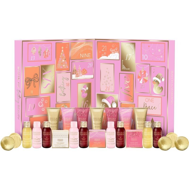 Baylis & Harding 24 Days of Beauty Jojoba, Vanilla & Almond Oil adventný kalendár