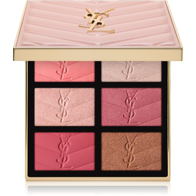 Yves Saint Laurent Couture Face Palette Blush & Highlighter paleta na kontúry tváre odtieň Golden Oasis 1 ks