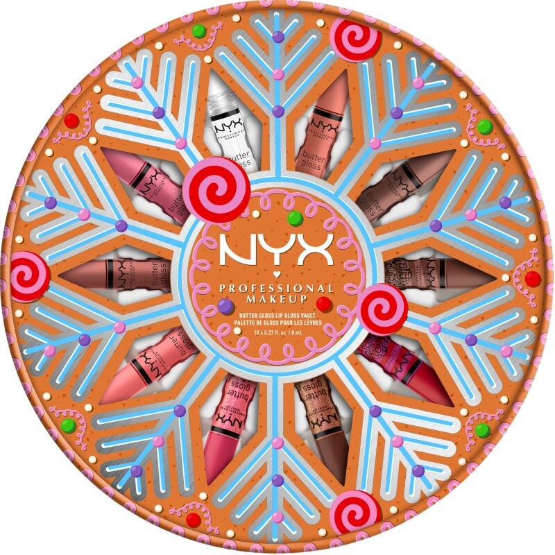 NYX Professional Makeup Gingerbaddie Land Butter Gloss darčeková sada na pery