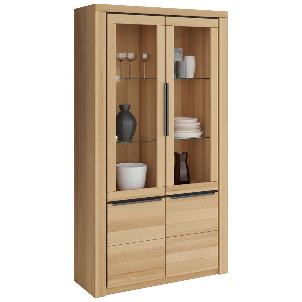 Livetastic VITRÍNA, buk, farba buka, 108/199/40 cm