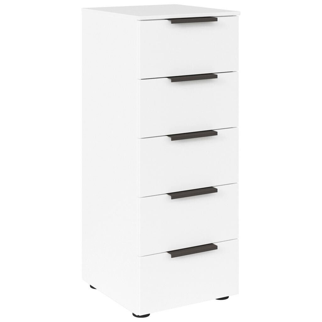 Rauch Möbel KOMODA, grafitová, biela, 40/100/42 cm