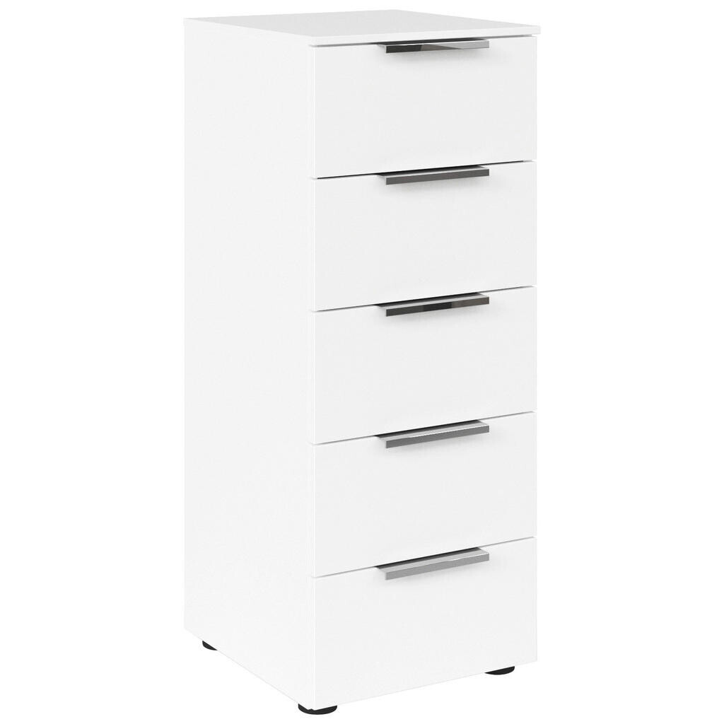 Rauch Möbel KOMODA, biela, chrómová, 40/100/42 cm