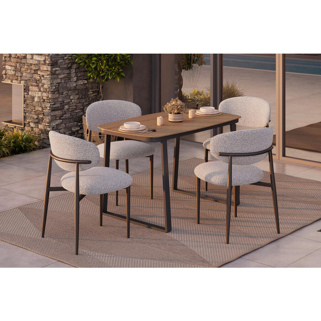 Ambia Garden ZÁHRADNÝ STÔL, kov, plast, 120/74/70 cm