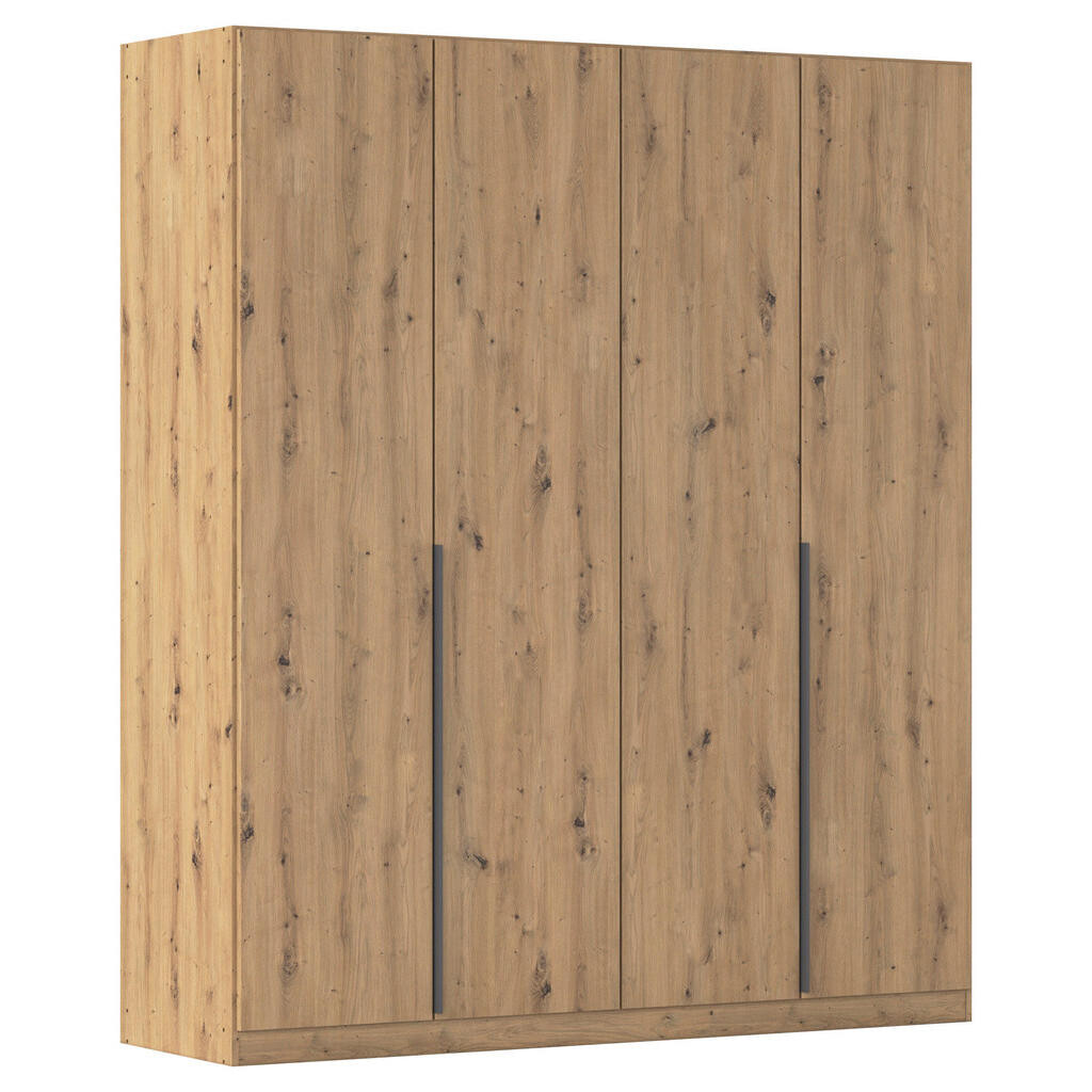 Rauch Möbel SKRIŇA S OTOČNÝMI DVERAMI, tmavosivá, dub artisan, 181/229/54 cm