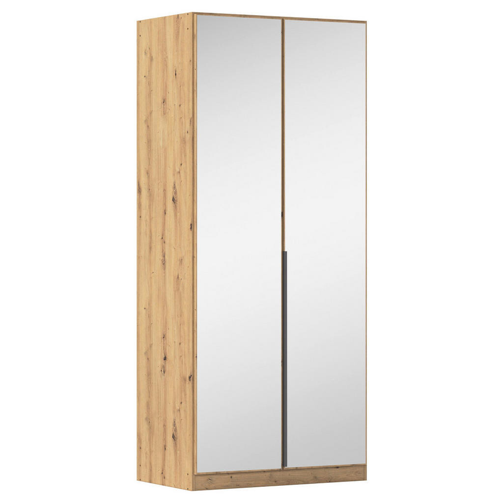 Rauch Möbel SKRIŇA S OTOČNÝMI DVERAMI, tmavosivá, dub artisan, 91/229/54 cm