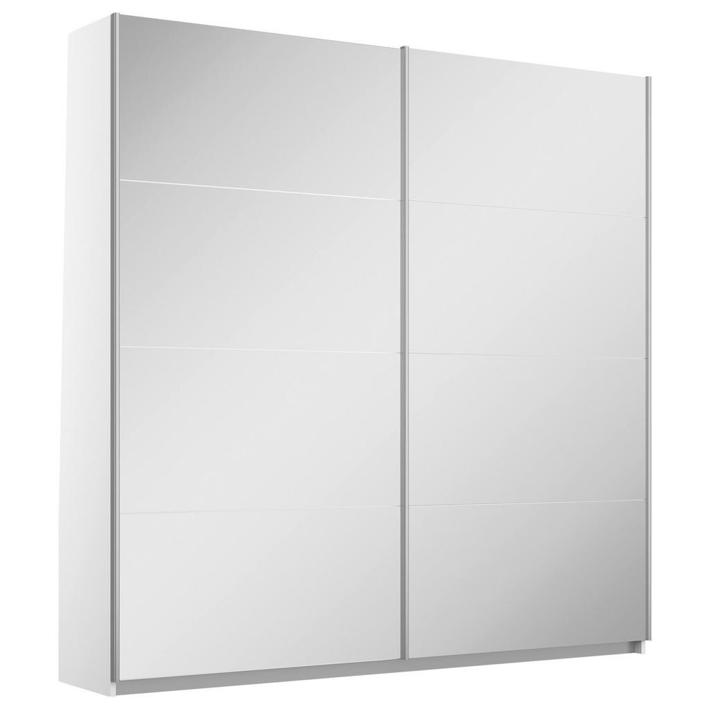 Rauch Möbel ŠAT. SKRIŇA S POSUV. DVERAMI, strieborná, biela, 181/197/61 cm