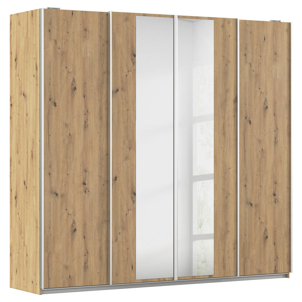 Rauch Möbel ŠAT. SKRIŇA S POSUV. DVERAMI, číra, dub artisan, 226/211/62 cm