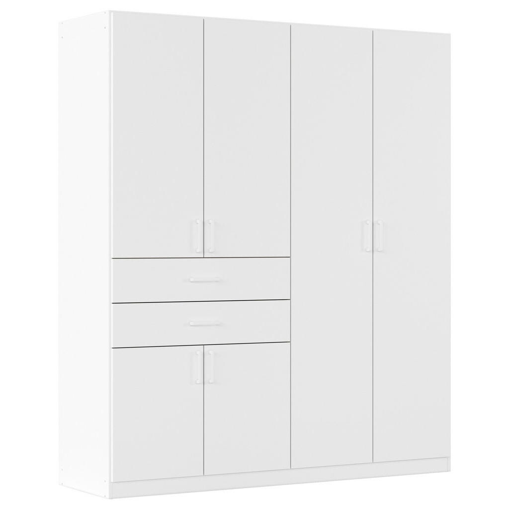 Rauch Möbel SKRIŇA S OTOČNÝMI DVERAMI, biela, 180/210/54 cm