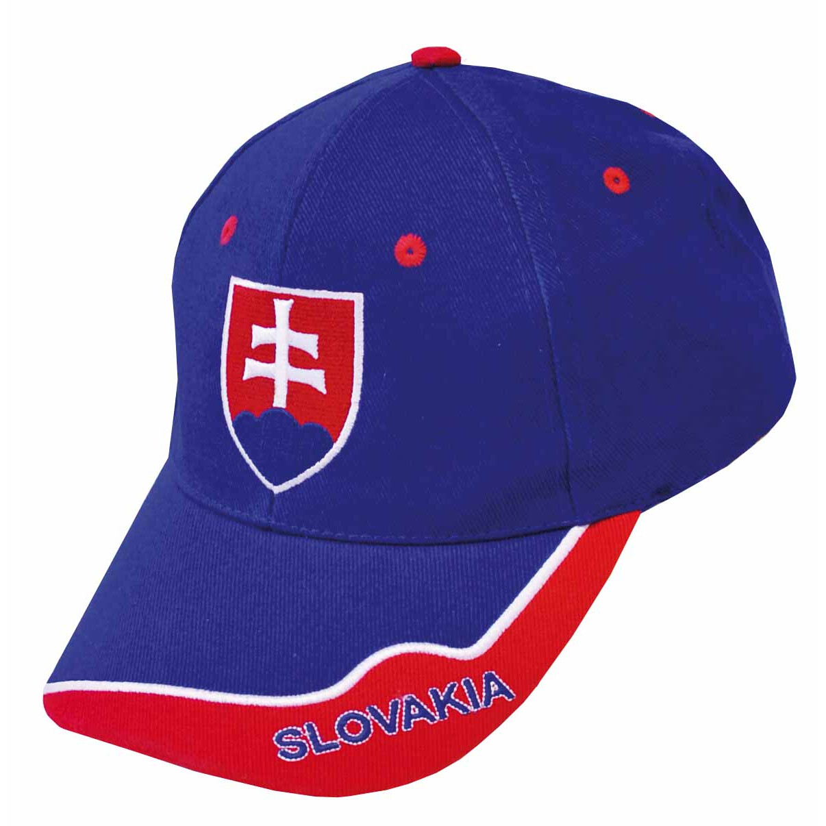 Šiltovka Slovensko Slovakia - modrá-červená