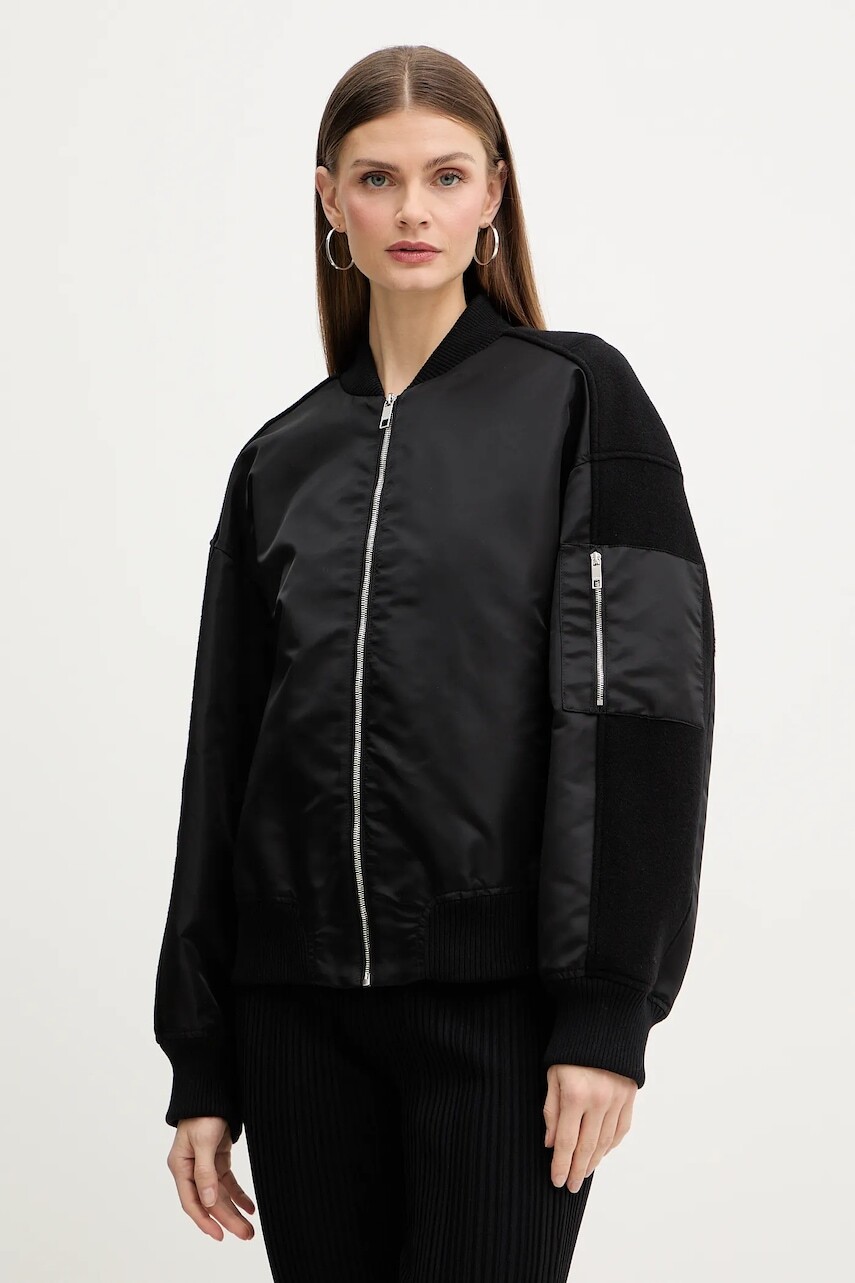 Bunda bomber s prímesou vlny BOSS