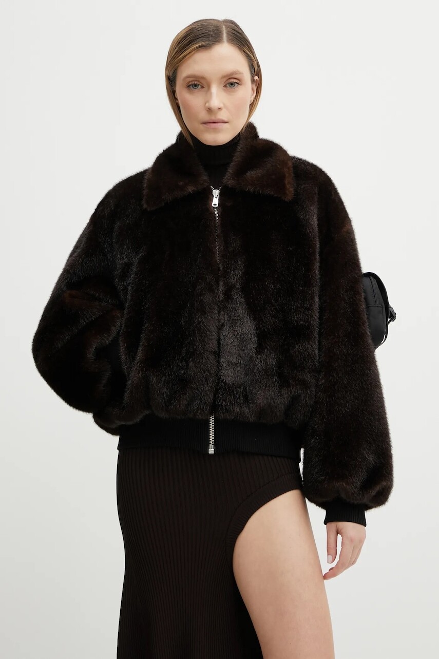 Bunda Coperni Faux Fur Bomber