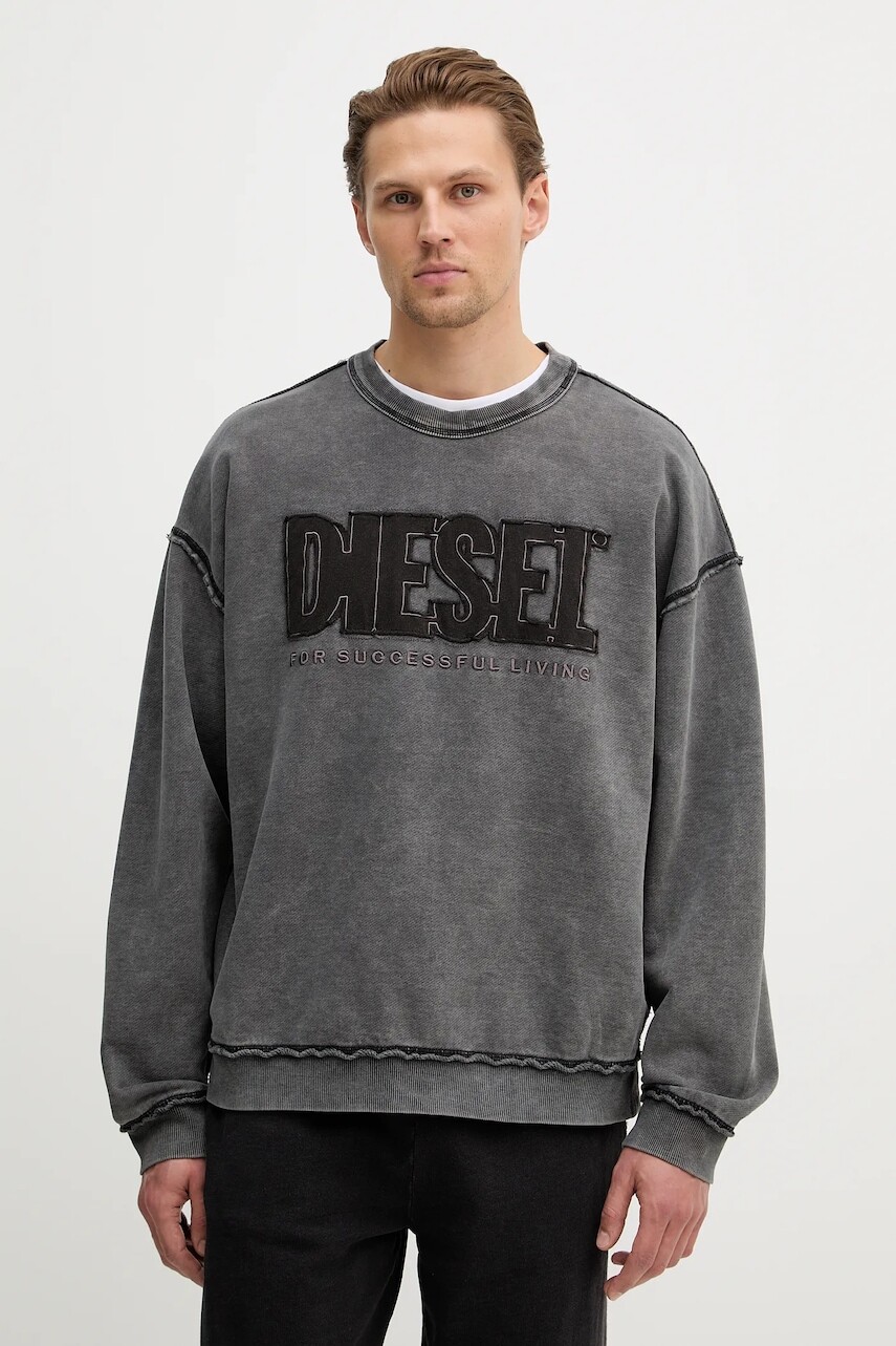 Bavlnená mikina Diesel S-BOXT-RAW-V1