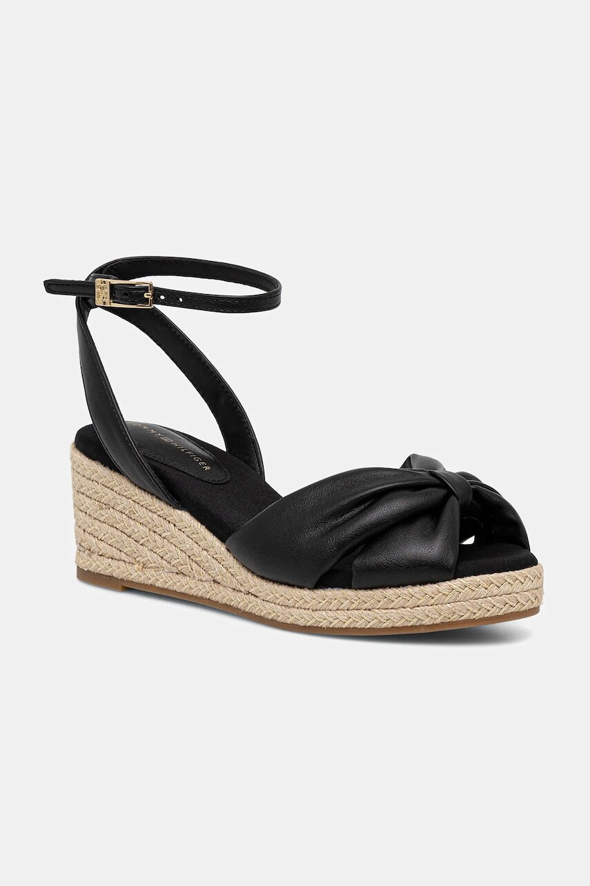 Sandále Tommy Hilfiger TH BOW MID CORK WEDGE