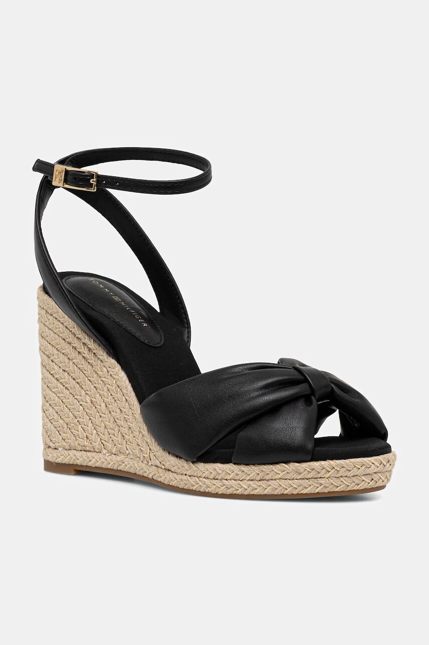 Sandále Tommy Hilfiger TH BOW HIGH CORK WEDG