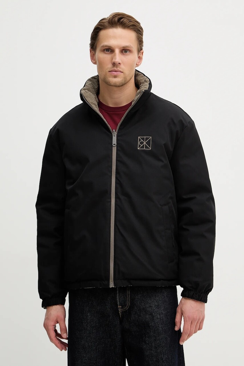 Páperová obojstranná bunda Calvin Klein Jeans