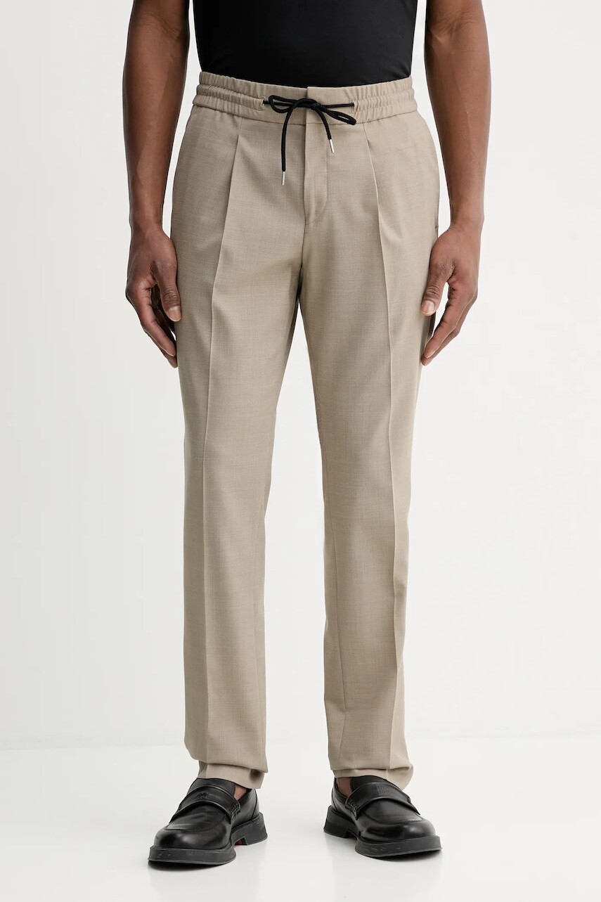 Nohavice s prímesou vlny HUGO Getlin251F3