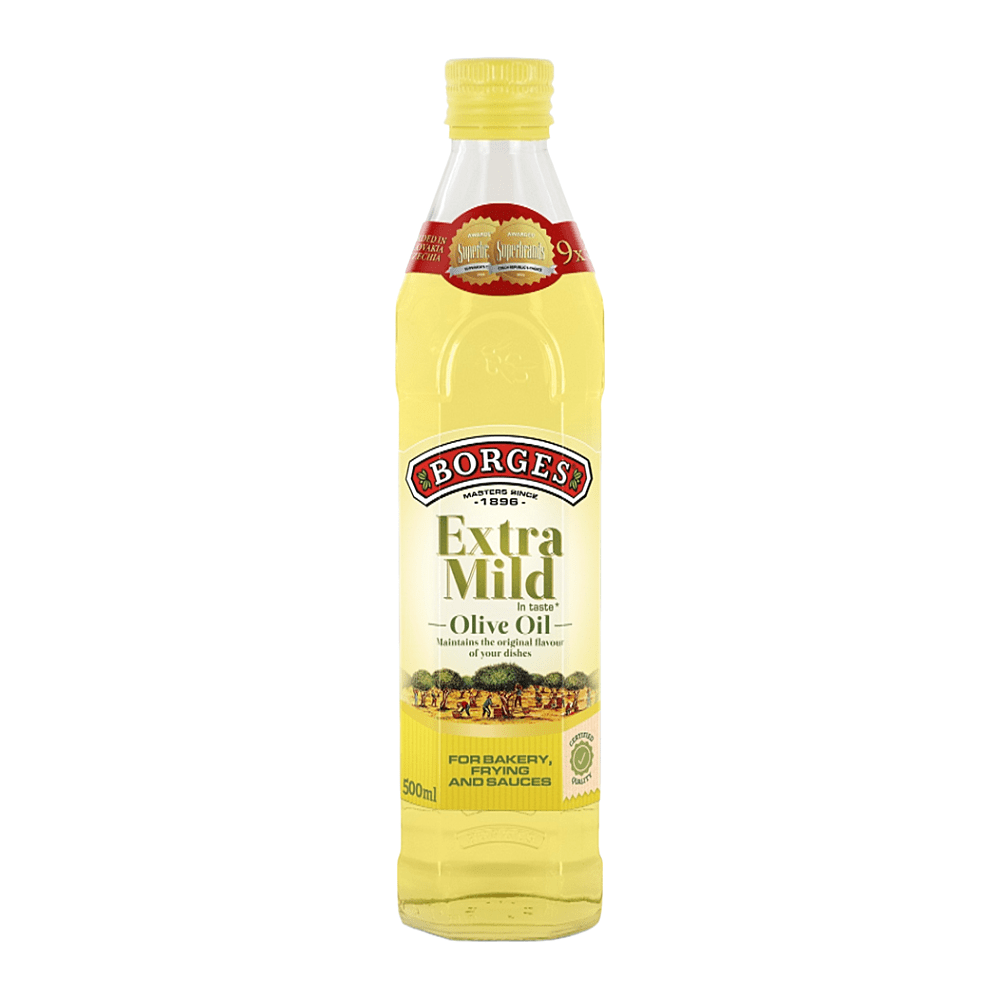 BORGES Extra Mild olivový olej 500 ml, poškodený obal