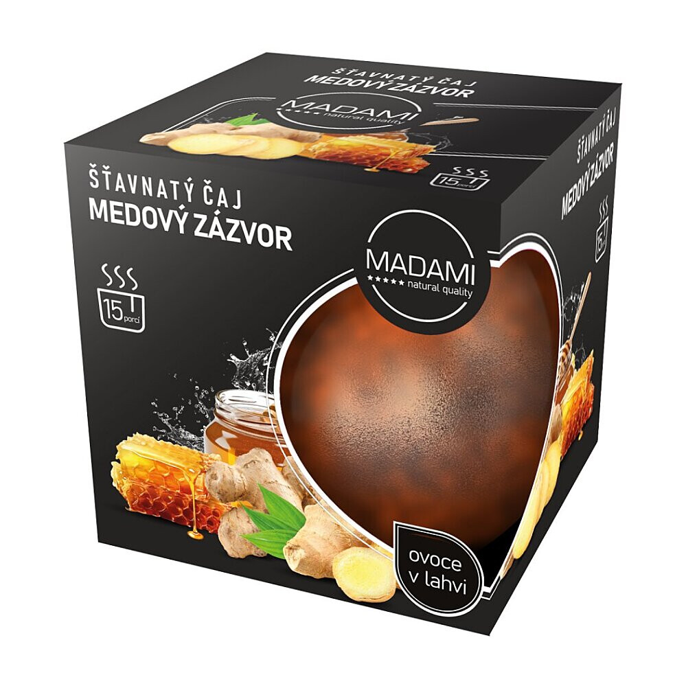 MADAMI Šťavnatý čaj medový zázvor 500 g, poškodený obal