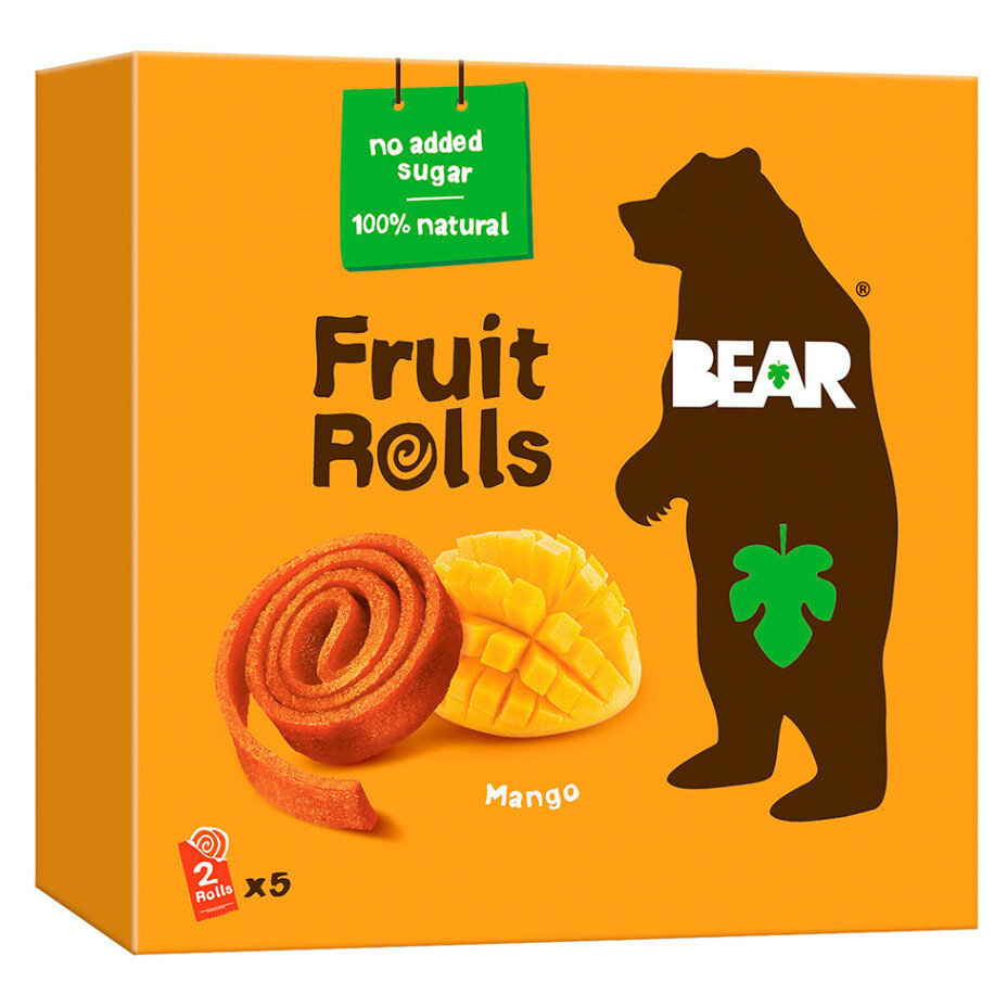 BEAR Ovocné plátky mango 5 x 20 g, poškodený obal