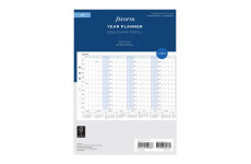 Filofax horizontální kalendář 2026 plánovací AJ - A5