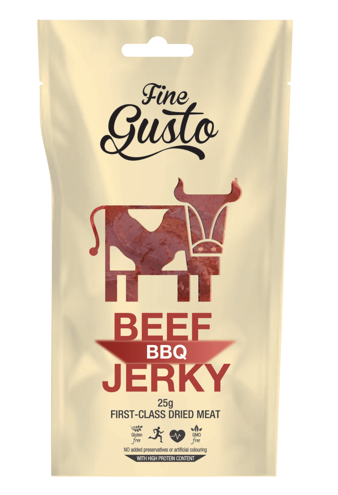 FINE GUSTO Hovädzie Jerky BBQ 25 g