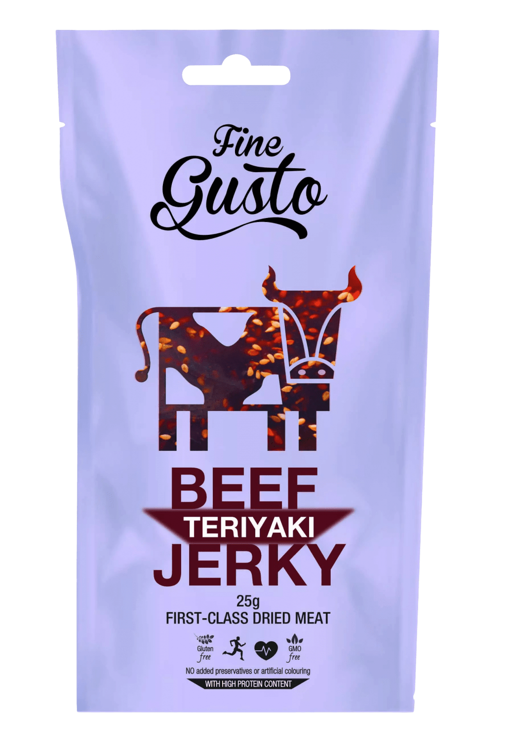 FINE GUSTO Hovädzie Jerky Teriyaki 25 g