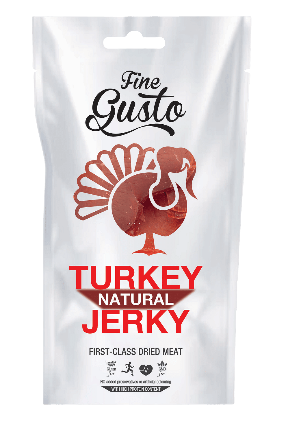 FINE GUSTO Morčacie Jerky Natural 100 g