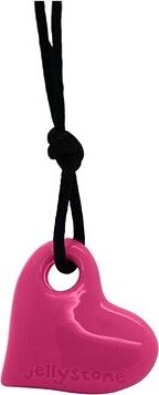 Jellystone Designs Upokojujúci prívesok Srdiečko – melónovo-ružový