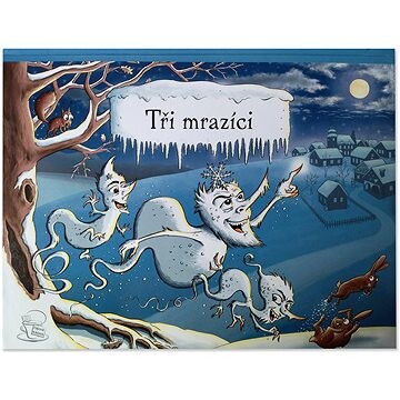 Pangea Tea 3D pop-up knížka Tři mrazíci s čajem pro děti - česky