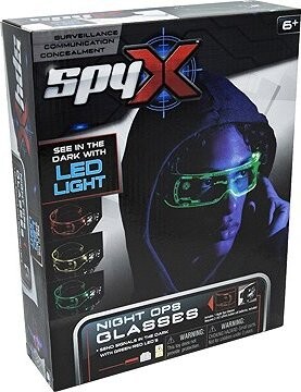 SpyX Brýle s LED nočním viděním
