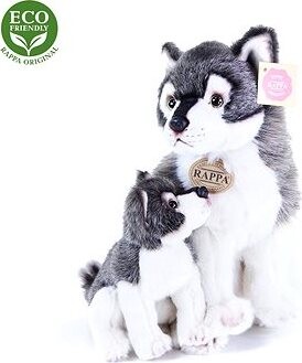 Rappa Vlk s mláďaťom sediaci, 27 cm
