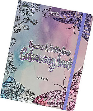 Excellent Omalovánky - Květiny a motýli