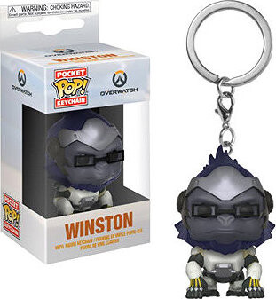 Funko Pop! Keychain Overwatch: Winston – kľúčenka