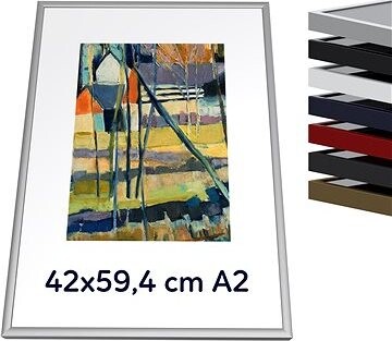 THALU Kovový rám 42 × 59,4 A2 cm modrá tmavá