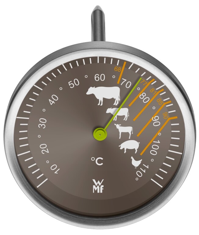 Teplomer na mäso SCALA, čierny, WMF