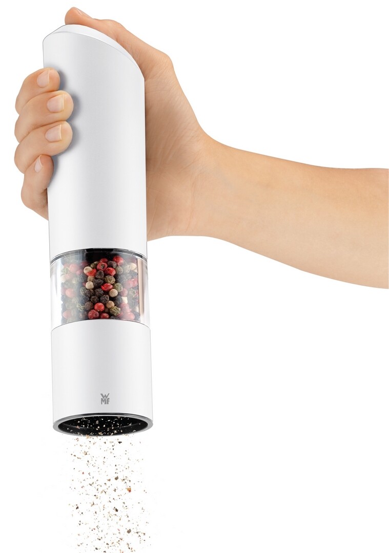 Elektrický mlynček na korenie, biely, WMF