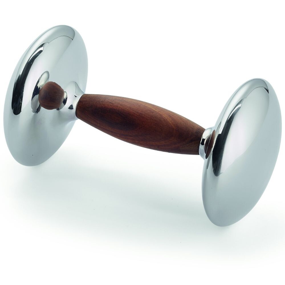 Jednoručná činka STUDIO 17 cm, 2 kg, strieborná, Philippi