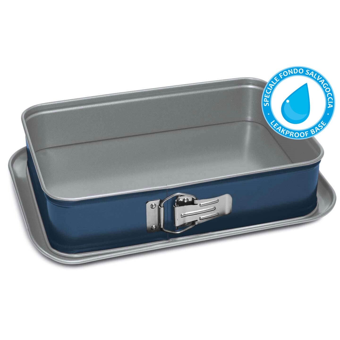 Forma na torty XBAKE 28 x 19 cm, modrá, oceľ, Guardini
